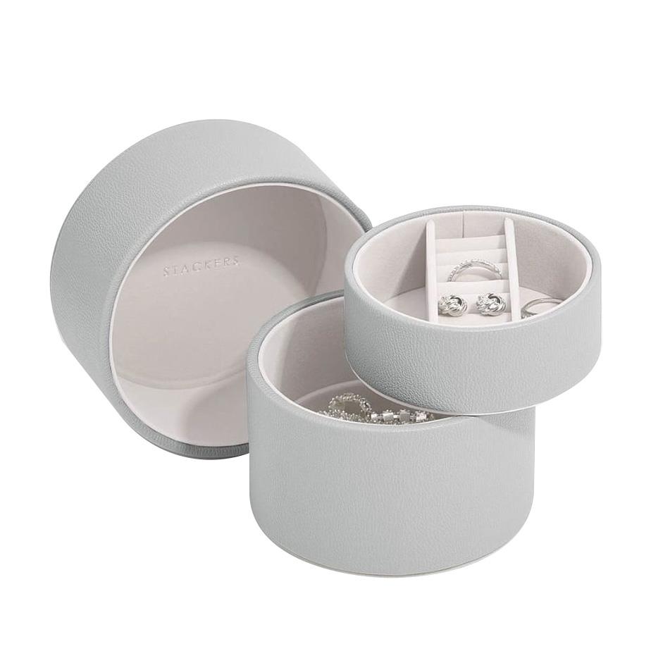 Stackers Bedside Jewellery Box Pod Pebble Grey